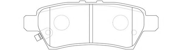 Гальмівні колодки FIT FP1101