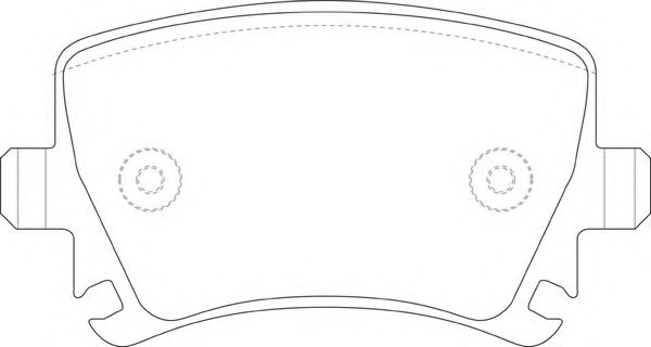 Тормозные колодки FIT FP1108