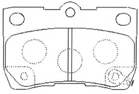 Тормозные колодки FIT FP1113