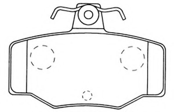 Тормозные колодки FIT FP1187