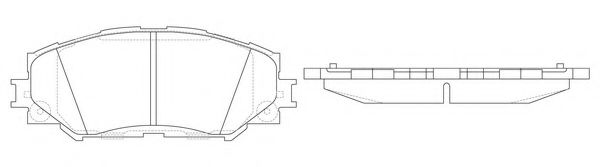 Тормозные колодки FIT FP1210