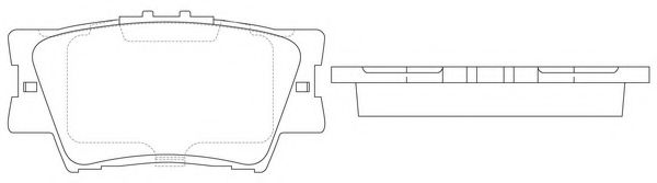 Тормозные колодки FIT FP1212