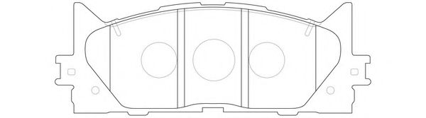 Тормозные колодки FIT FP1222