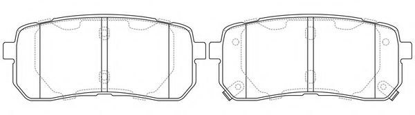 Гальмівні колодки FIT FP1302