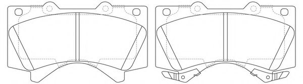 Тормозные колодки FIT FP1303