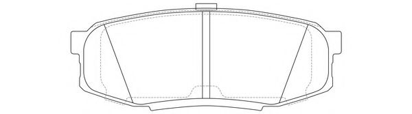 Тормозные колодки FIT FP1304
