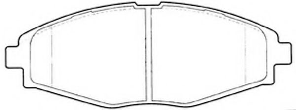 Тормозные колодки FIT FP1321