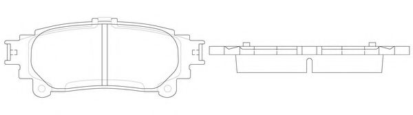 Гальмівні колодки FIT FP1391