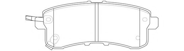 Тормозные колодки FIT FP1510
