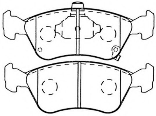 Тормозные колодки FIT FP1822