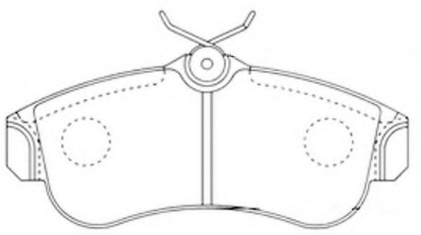 Тормозные колодки FIT FP2105