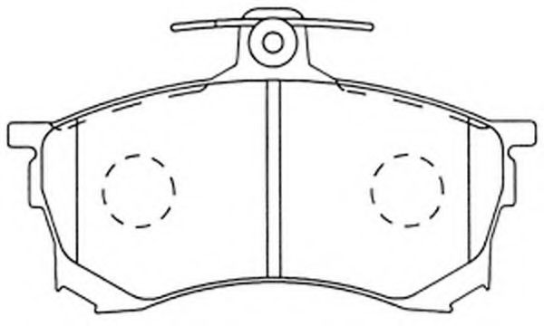 Тормозные колодки FIT FP3123