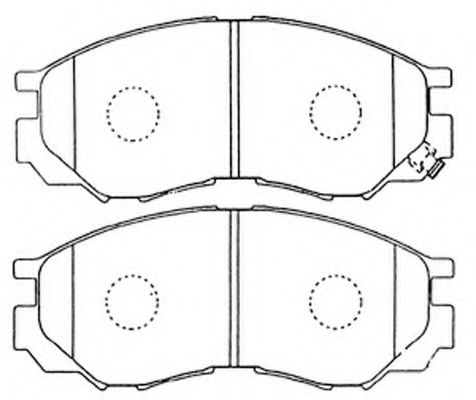 Тормозные колодки FIT FP3132