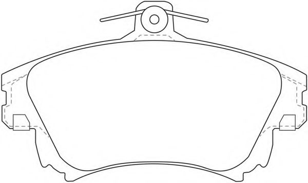 Тормозные колодки FIT FP3404