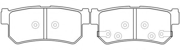 Тормозные колодки FIT FP4024