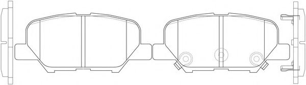 Тормозные колодки FIT FP5151