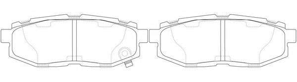 Тормозные колодки FIT FP7180