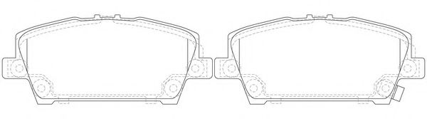 Тормозные колодки FIT FP8196