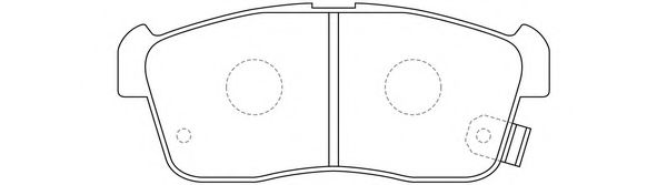 Тормозные колодки FIT FP9208