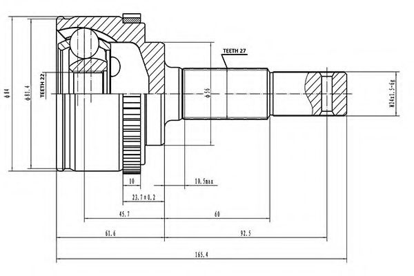 Комплект ШРКШ AYWIPARTS AW1510129A