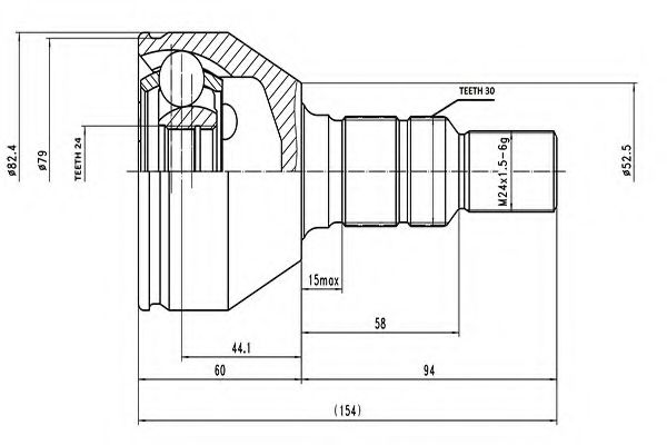 Комплект ШРКШ AYWIPARTS AW1511059