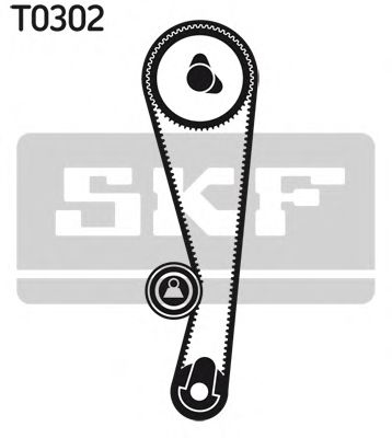 Комплект ремня ГРМ SKF VKMA 95619 - Фото 1