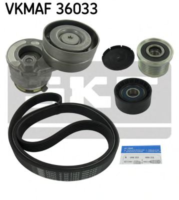 Комплект поликлинового ремня SKF VKMAF 36033