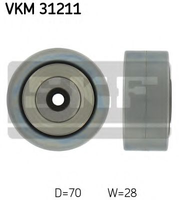 Направляющий / паразитный ролик  поликлинового ремня SKF VKM 31211