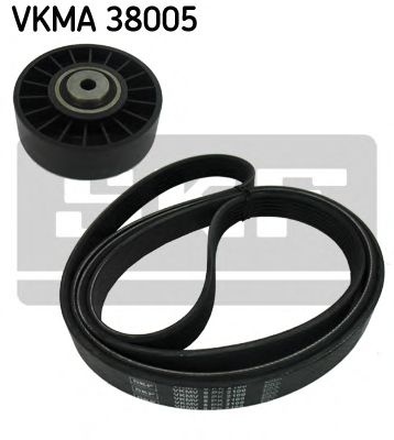 Комплект поликлинового ремня SKF VKMA 38005