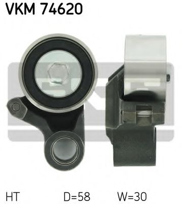 Натяжной ролик ремня ГРМ SKF VKM 74620