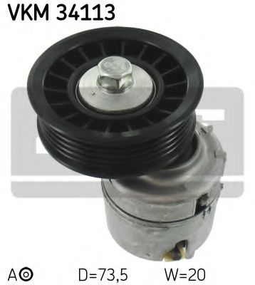 Натяжной ролик поликлинового ремня SKF VKM 34113