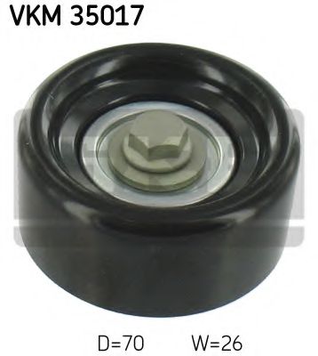 Направляющий / паразитный ролик  поликлинового ремня SKF VKM 35017