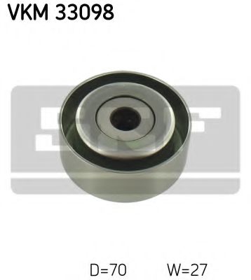 Направляющий / паразитный ролик поликлинового ремня SKF VKM 33098