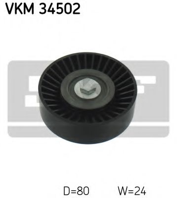 Направляющий / паразитный ролик поликлинового ремня SKF VKM 34502