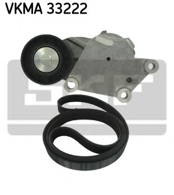 Комплект поликлинового ремня SKF VKMA 33222