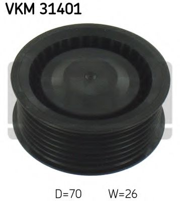 Направляющий / паразитный ролик  поликлинового ремня SKF VKM 31401