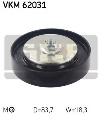 Натяжной ролик поликлинового ремня SKF VKM 62031