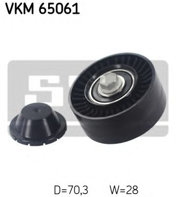 Направляющий / паразитный ролик поликлинового ремня SKF VKM 65061