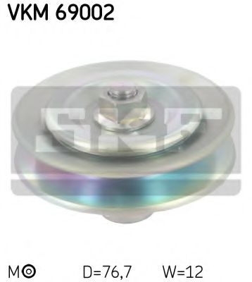 Ролик натяжителя клинового ремня SKF VKM 69002