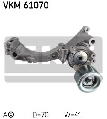 Натяжной ролик поликлинового ремня SKF VKM 61070