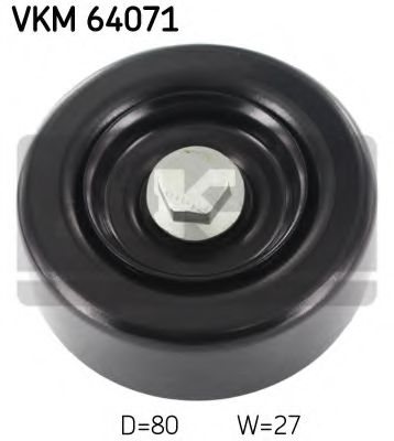 Направляющий / паразитный ролик  поликлинового ремня SKF VKM 64071
