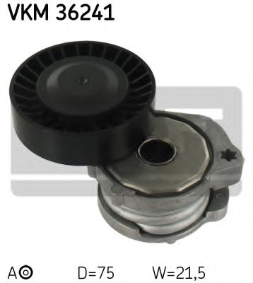 Натяжной ролик поликлинового ремня SKF VKM 36241