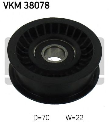 Направляющий / паразитный ролик поликлинового ремня SKF VKM 38078