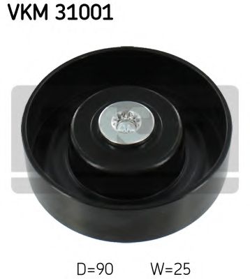 Направляющий / паразитный ролик  поликлинового ремня SKF VKM 31001