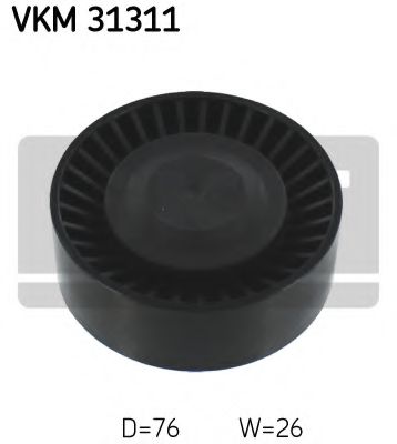 Направляющий / паразитный ролик  поликлинового ремня SKF VKM 31311
