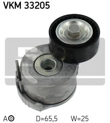 Натяжной ролик поликлинового ремня SKF VKM 33205