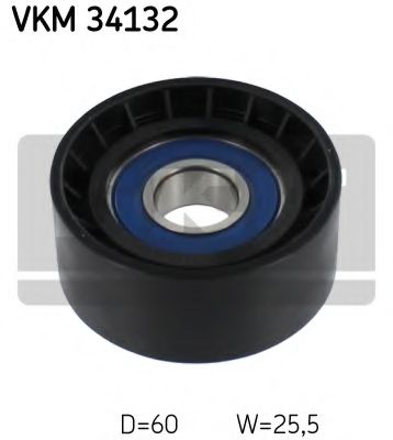 Направляющий / паразитный ролик  поликлинового ремня SKF VKM 34132