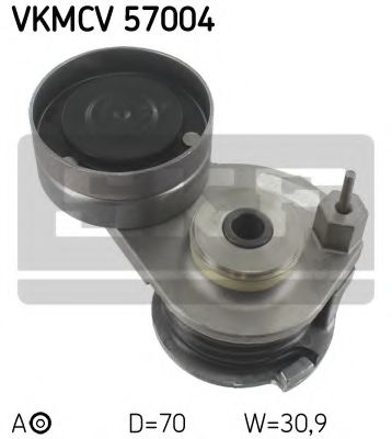 Натяжной ролик поликлинового ремня SKF VKMCV 57004
