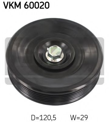 Направляющий / паразитный ролик  поликлинового ремня SKF VKM 60020