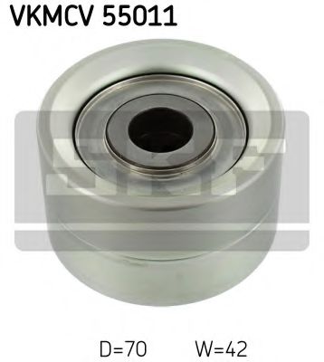 Направляющий / паразитный ролик  поликлинового ремня SKF VKMCV 55011